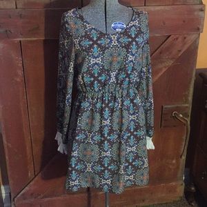 Boho patterned dress